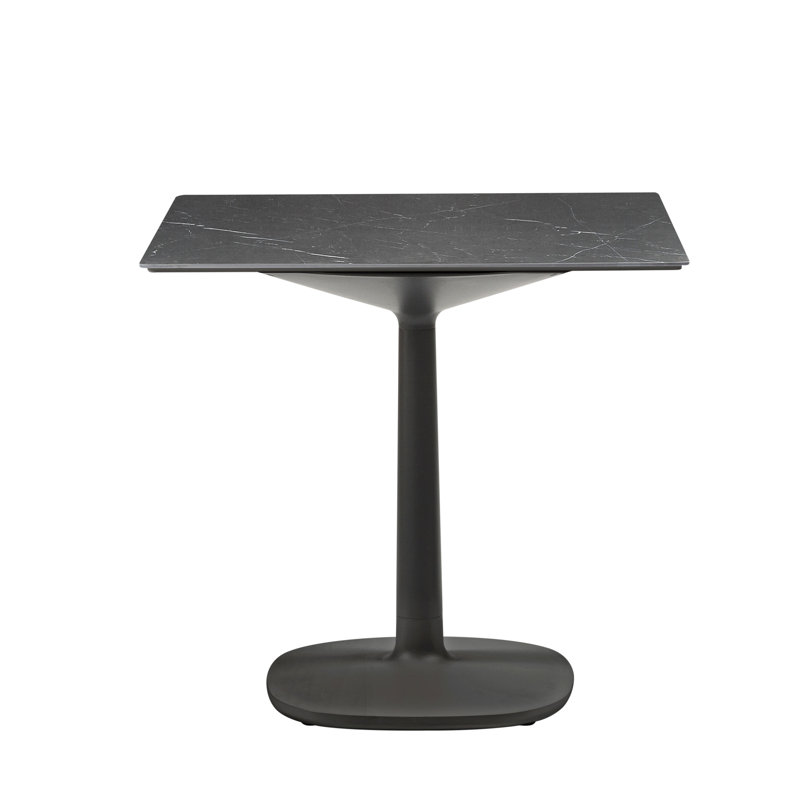 Table carrée Multiplo, Marbre noir