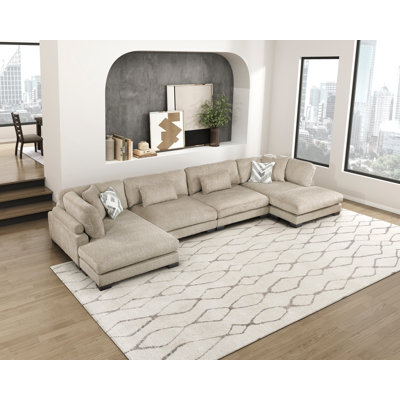 Canapé modulaire en U 4 pièces Hanna