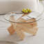 Table basse circulaire en verre