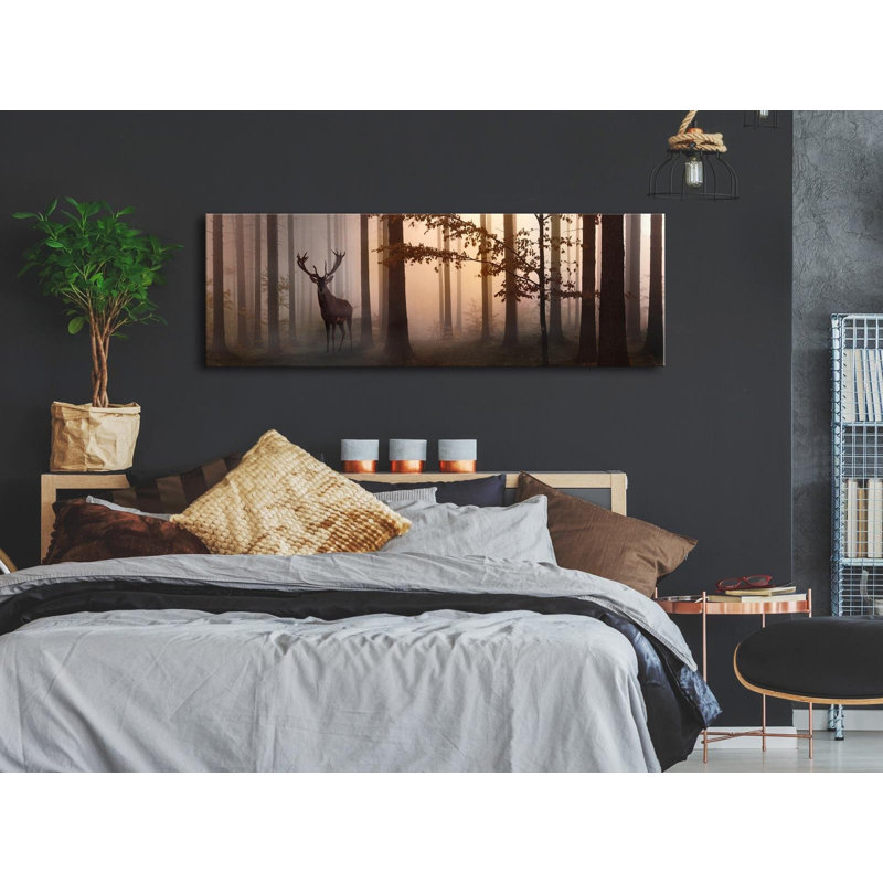 Eugine Morning Narrow sur toile, Brun, H 20 po x l 59 po x P 0,7 po