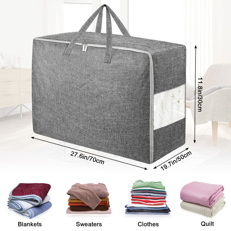 Rebrilliant Jumbo Heavy-Duty Moving Bags, Clothing Storage Bags With Sturdy  Zipper - Better Than Moving Boxes - Perfect Clothes Storage Bins, Moving  Supplies, Extra Large Tote Bag For Packing Supplies