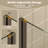 Frameless Pivot Shower Door, 33-34 In. W X 72 In. H, Matte Black Finish, 1/4 Inch Clear Tempered Glass, Reversible Installation | Gift Idea