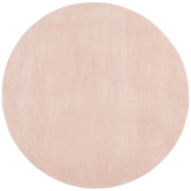 Abbygayl Performance Solid Color Rug, Round 6'7"