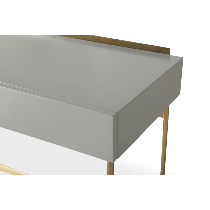 Nicholls Dressing Table, Gold/Grey
