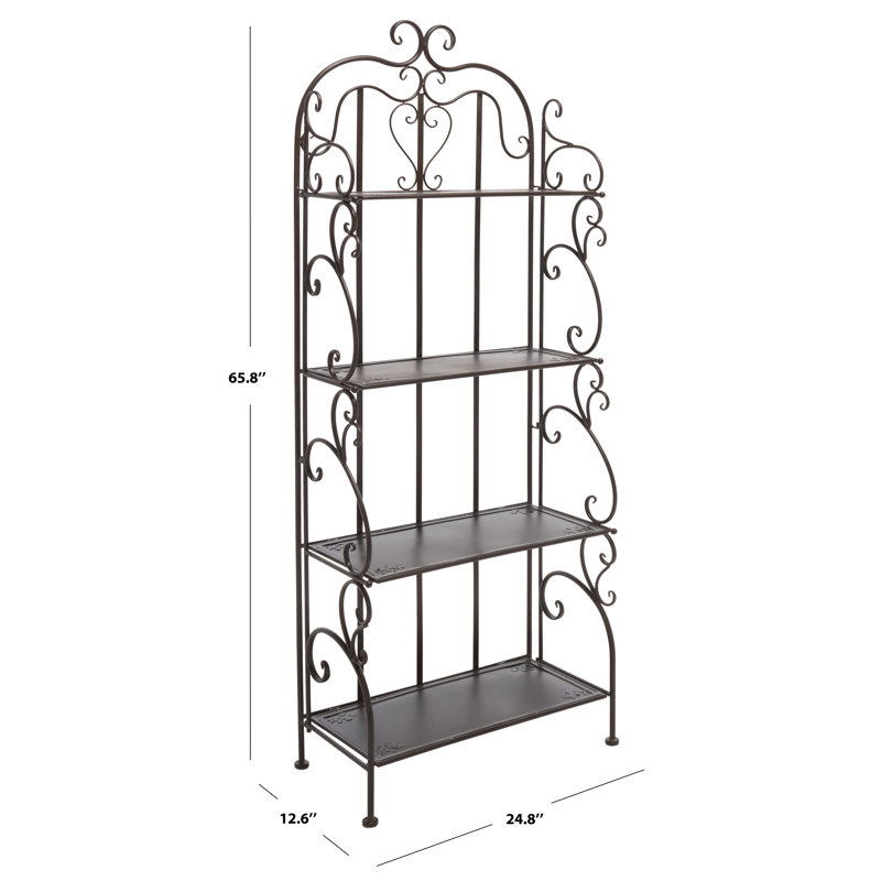 Lark Manor Angellyn Metal Weather Resistant Patio Shelving & Reviews ...