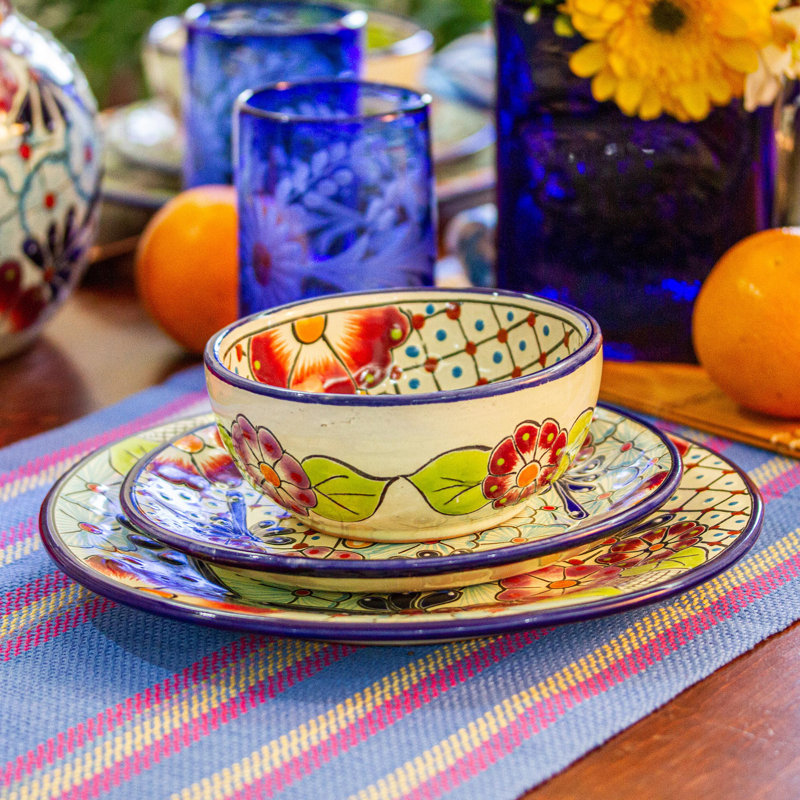 Assiettes en céramique Colors of Mexico (paire)
