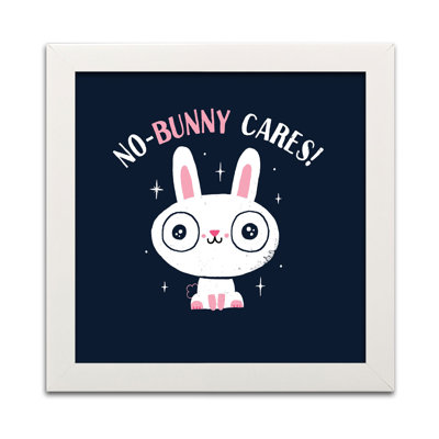 « no lapin préoccupe », impression