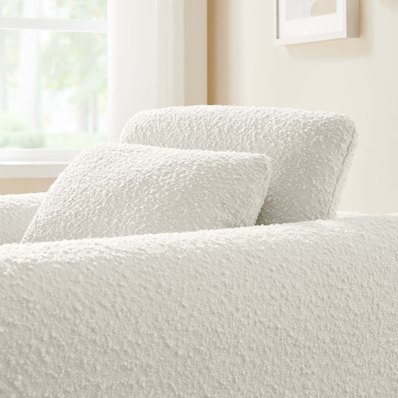 Fauteuil Modway Waverly, 100 % polyester ivoire