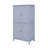 Elegant Freestanding Bathroom Storage Cabinet Organizer With Four Doors & Adjustable Shelves-1381339853