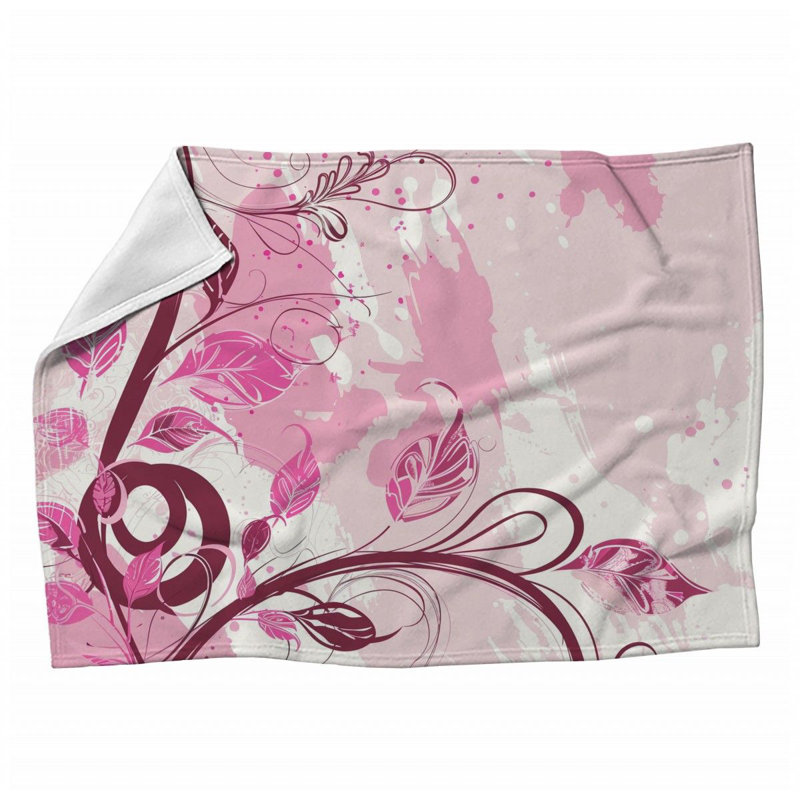 Machine Printed Throw Blanket, 60" x 80"