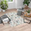 Tapis blanc / bleu pâle-60606362