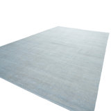 Solid Wool Saree Silk Blend Rug