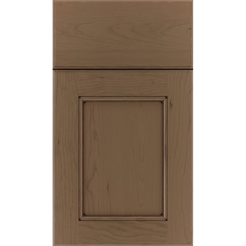 Échantillon de porte d'accès complet Fairview Dwelling, Cortado avec glacis noir, Aulne