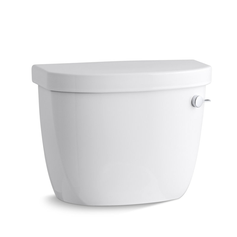 Cimarron 1.28 GPF Tank with Right-Hand Trip Lever, White