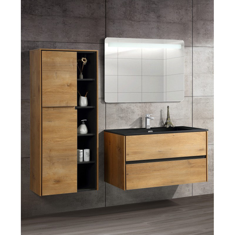 Meuble-lavabo mural simple 36 po