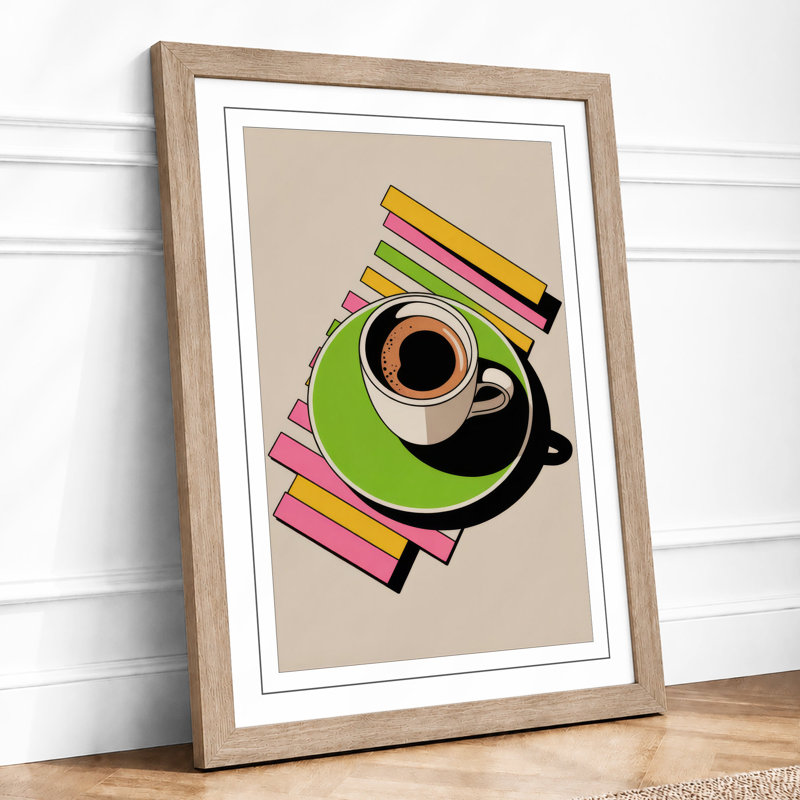 Coffee Culture Modern - Print, Oak, A3 - 42.0 x 29.7 cm