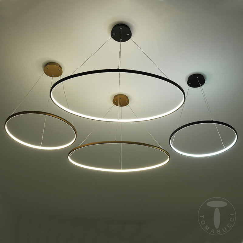 1 - Light Black LED Pendant