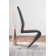 Corova High Gloss Chrome Dining Table Set with 6 Modern Design Faux Leather Dining Chairs
