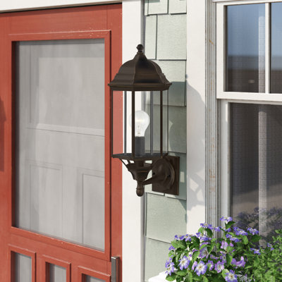 Sevier Medium One Light Uplight Outdoor Wall Lantern from Generation Lighting 