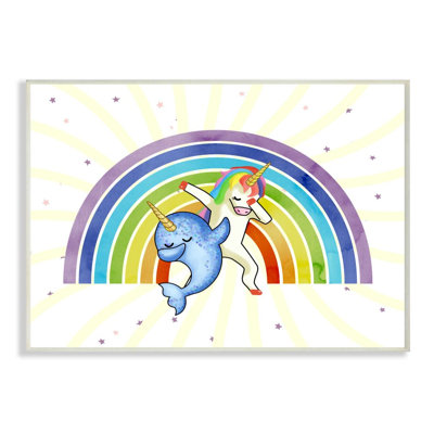 " Unicorn And Narwhal Dab Dance Rainbow " by Ziwei Li
