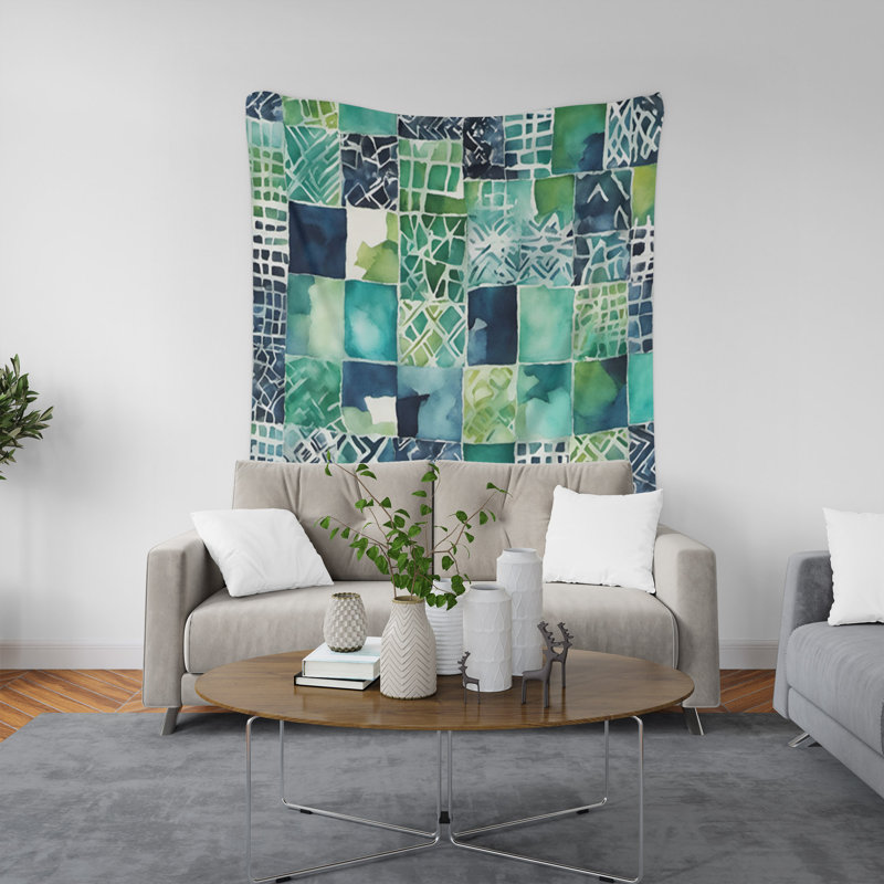 Tapisserie murale, H 88 po x l 104 po