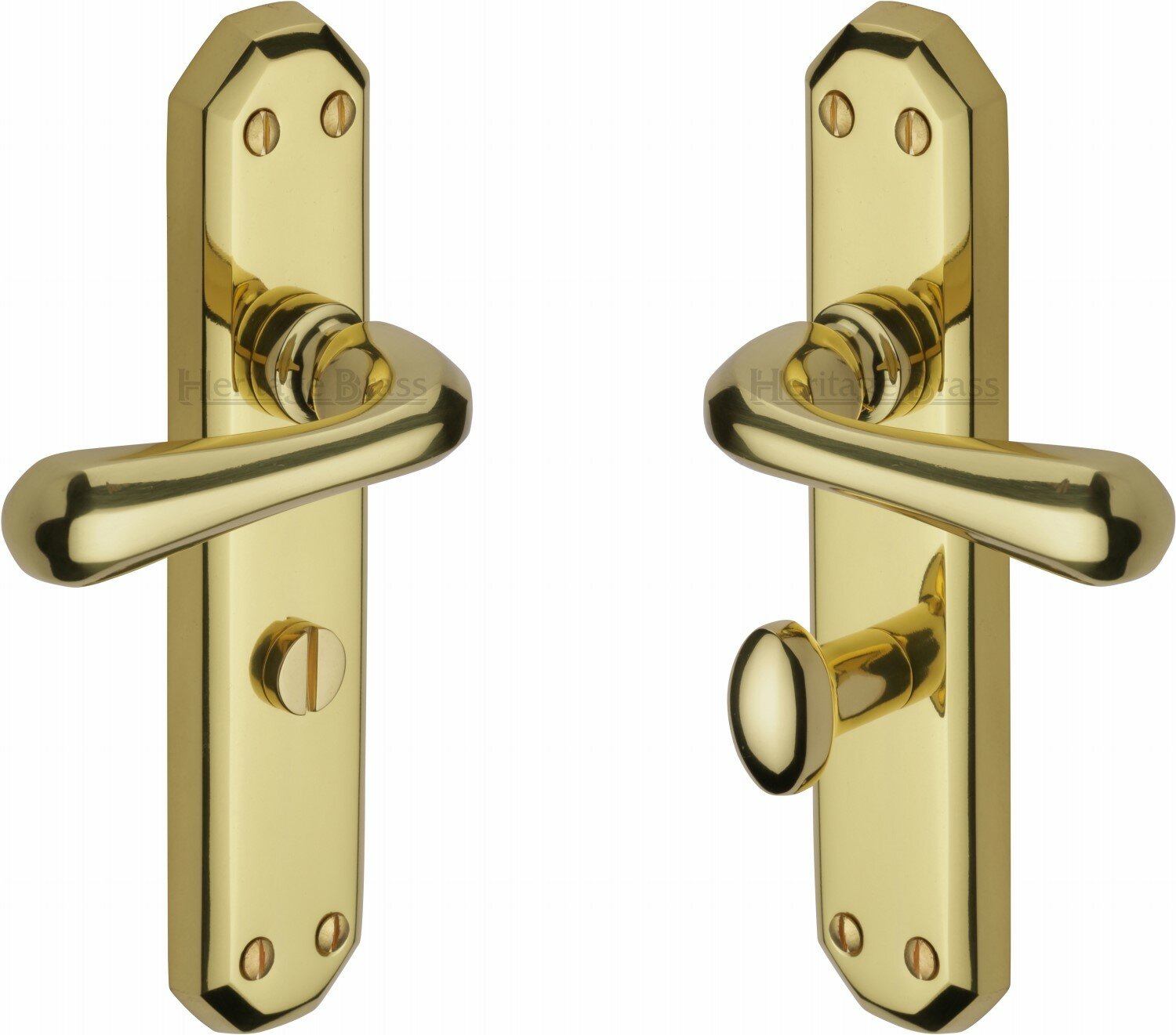 Heritage Brass Charlbury Bathroom Door Handle & Reviews