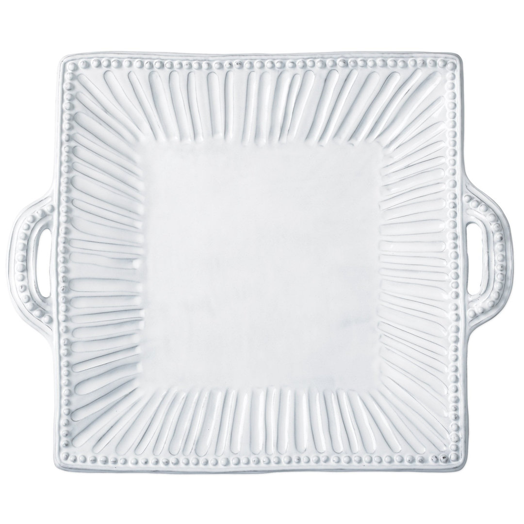 VIETRI Incanto Terra Marrone Platter VIETRI