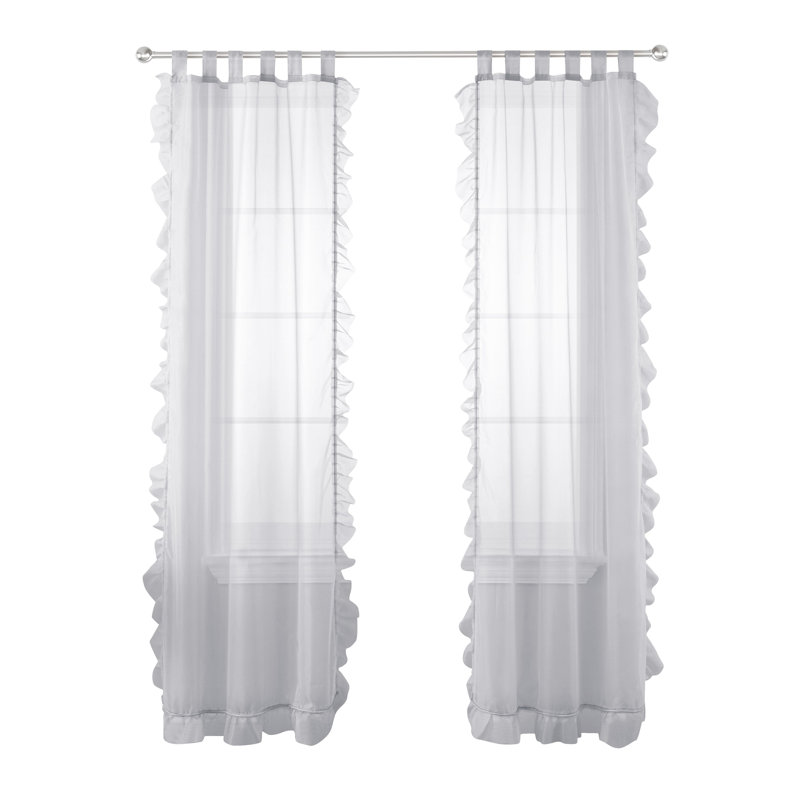 Quance Blackout Curtain Panel Pair, Gray