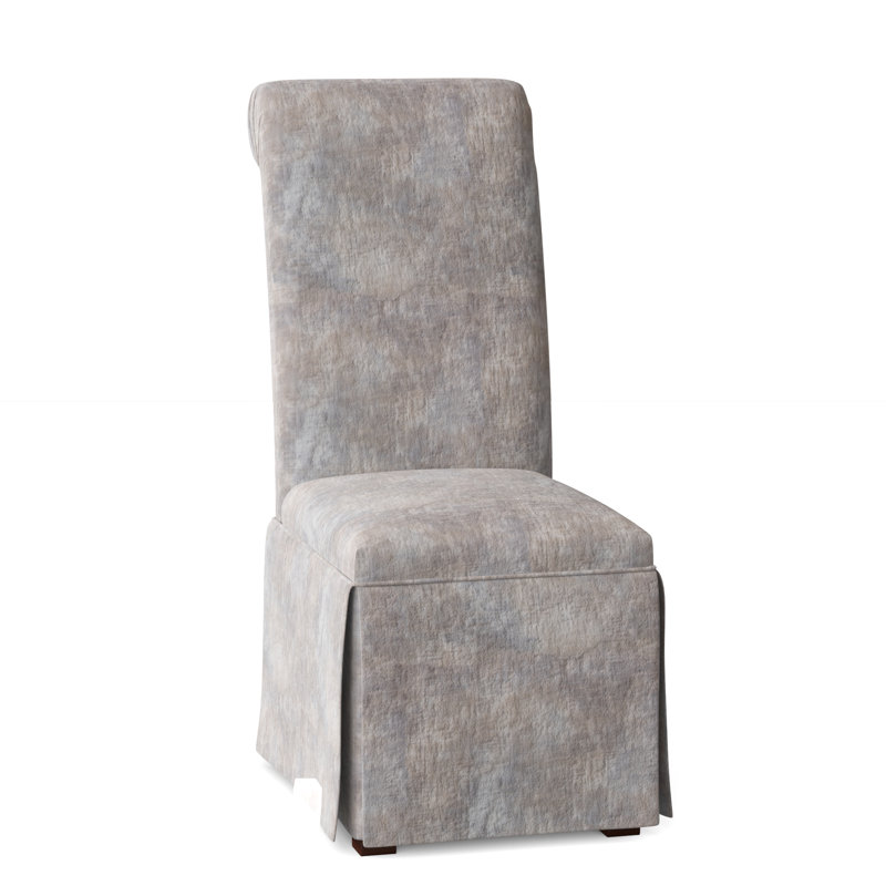 Susanna 20.25'' H Upholstered Side Chair, Black Satin, 1000-084