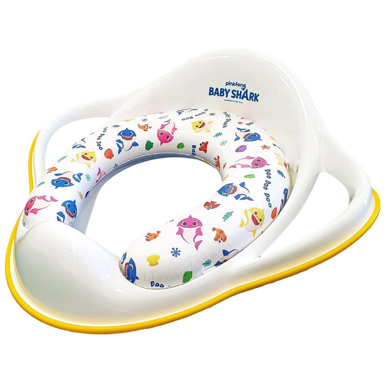  Baby Shark Soft Padded Toilet Training Seat & Reusable Trainer Pants Set
