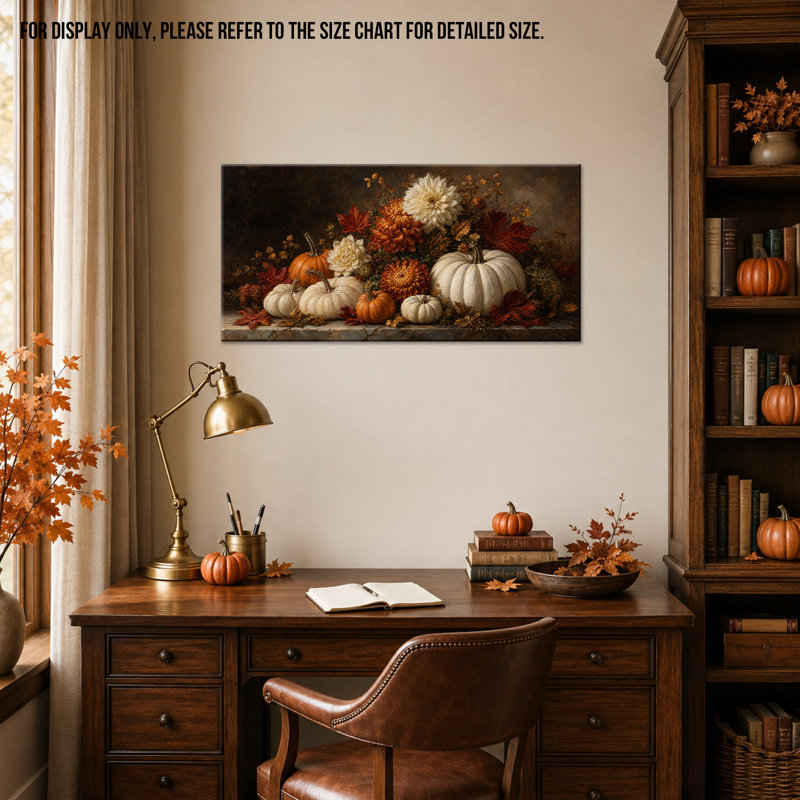 Art mural sur toile Moody Pumpkin