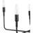 6 - Light Wrought Iron Dimmable Chandelier