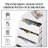 5-Drawer Storage Cabinet with Wheels for Home Office Organization, Under Desk Filing Cabinet for Files, Stationery & Accessories – Mobile Cabinet for Bedroom, Living Room or Study-879544259