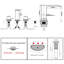 2-handle Bathroom Faucet with Drain Assembly-1238135597
