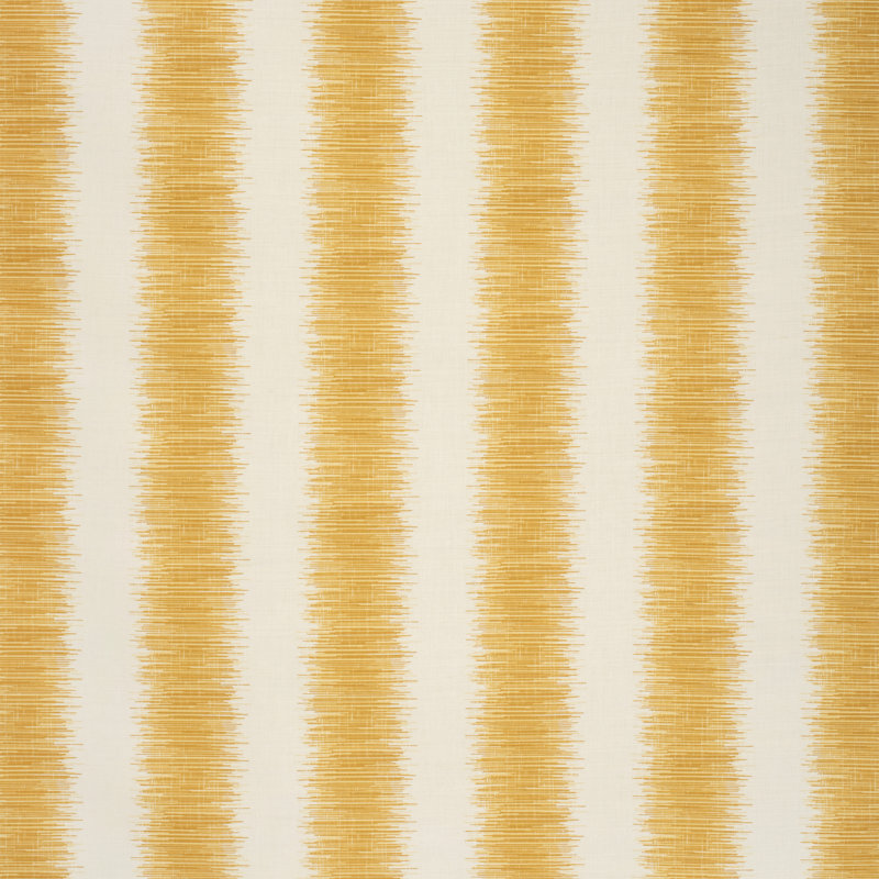 Hampton Stripe Fabric, Amber/Ecru