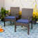 Rectangular 8 - Person 90" Long Dining Set with Cushions