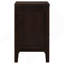 Garrett Cappuccino 2-Drawer Rectangular Nightstand-409626773