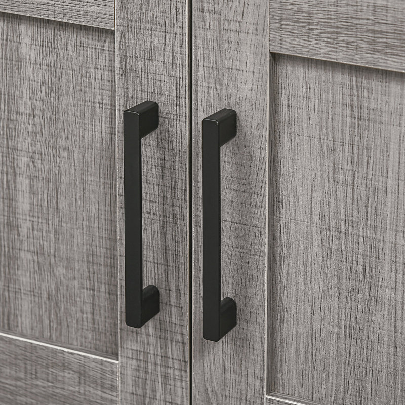 Armoire de rangement à piédestal Kleankin, Gris