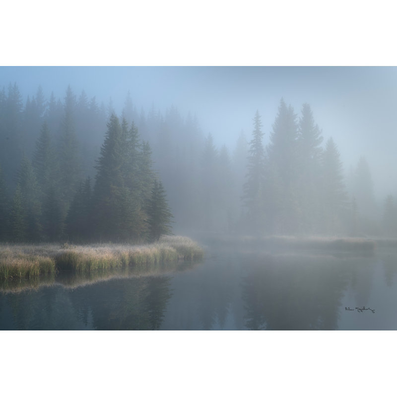 Brouillard du lac Grand Teton, H 24 po x l 36 po