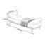 Banc rembourré en similicuir Hufsa-254322229