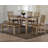 Huerfano Valley 6 - Person Solid Wood Top Four Leg Base Dining Set