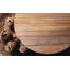 Table de conversation en bois massif Bora Bora