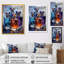 Bleu et mauve, bouteilles parfumées, élégance - Parfums, art mural-1605766533-1571980623