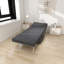 Lit-repose-pieds pliant avec dossier réglable, canapé futon moderne, fauteuil convertible en canapé-lit pour salon, bureau, petit espace