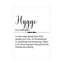 "Words Hygge" par Jean Plout - Art textuel sur toile sans cadre-1989305152