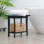 Banc de douche en bois massif de 19 po de largeur-2026665384