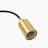 Scorpio Plug-In LED Vintage Pendant Lamp with Organic Shaped Amber Glass Bulb