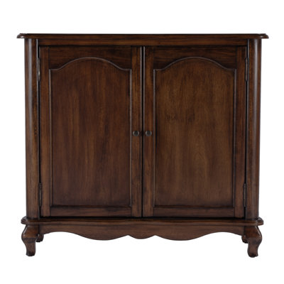 Leyden 36"W Rectangular Wood European Accent Cabinet, Light Brown