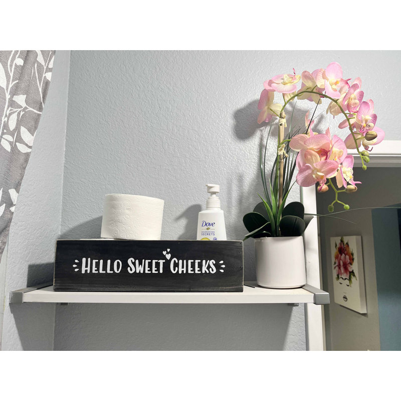 Porte-papier hygiénique Hello Sweet Cheek, Noir