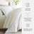 7-Piece Reversible Bedding Bundle - Solid Comforter and Patterned Sheet Set-99311814-99311803